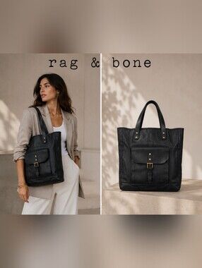 Rag & Bone Leather & convoy waterproof Tote Bag